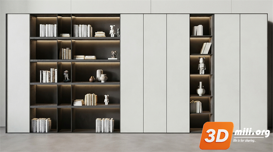 Bookcase Skp Files